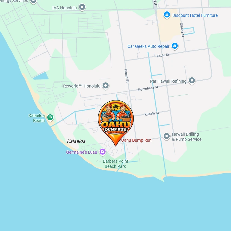 Oahu Dump Run map